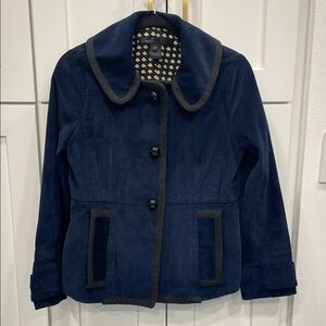 Marc Jacobs Navy Corduroy Blazer Jacket Size 4